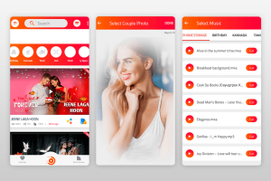 Promo video lyric app