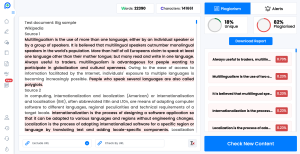 Plagiarism Checker